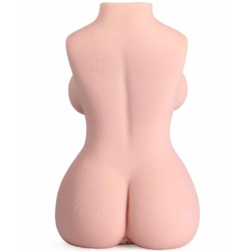 Dos du masturbateur torse féminin Armony Modèle 3 en TPE, vue arrière centrée