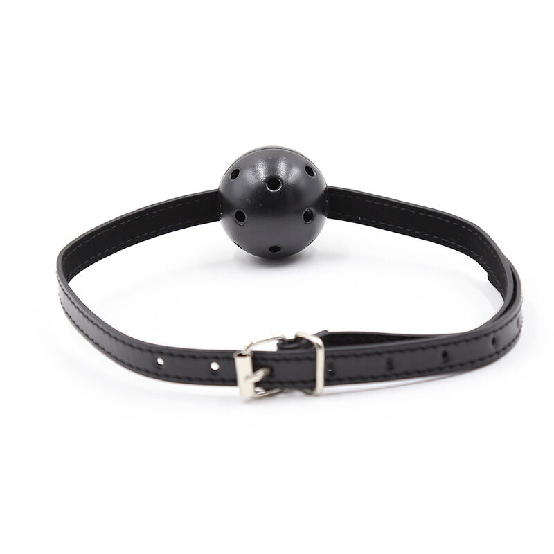 Bâillon BDSM Boule à Évents Respirante Réglable Sans Phtalates - Ohmama