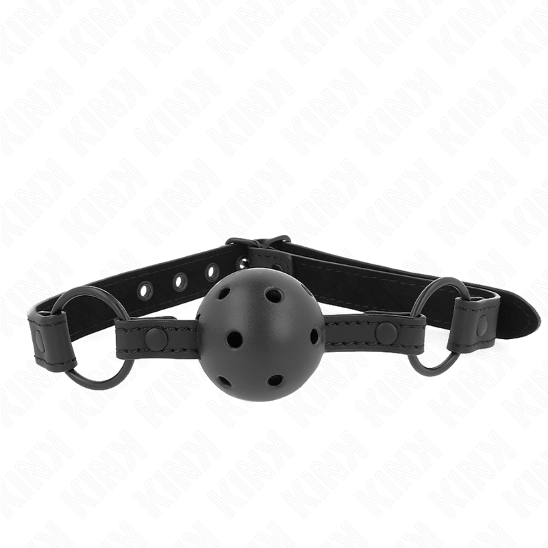 Bâillon Boule BDSM Balle Néoprène 4,5 cm Sangle Réglable - Kink