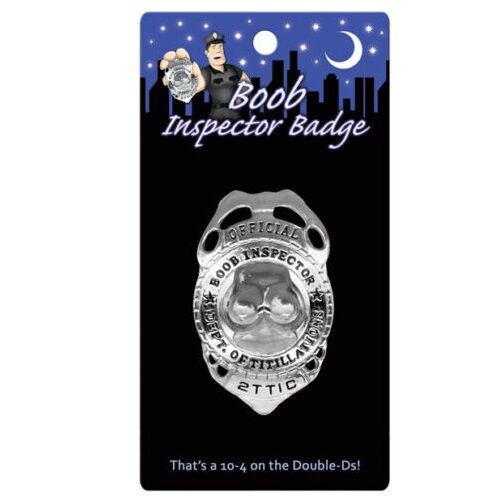 Badge Inspecteur de Seins Accessoire Humoristique EVJF - Kheper Games