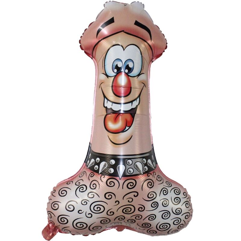 Ballon de Fête Géant Forme Pénis Design Sado 90 cm - Diablo Picante