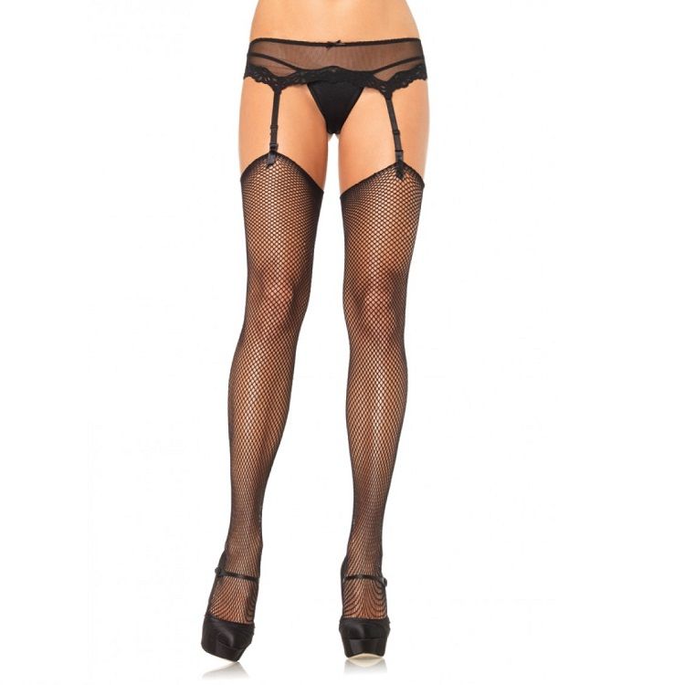 Bas Résille Auto-Adhésifs Bande Silicone Taille Unique - Leg Avenue