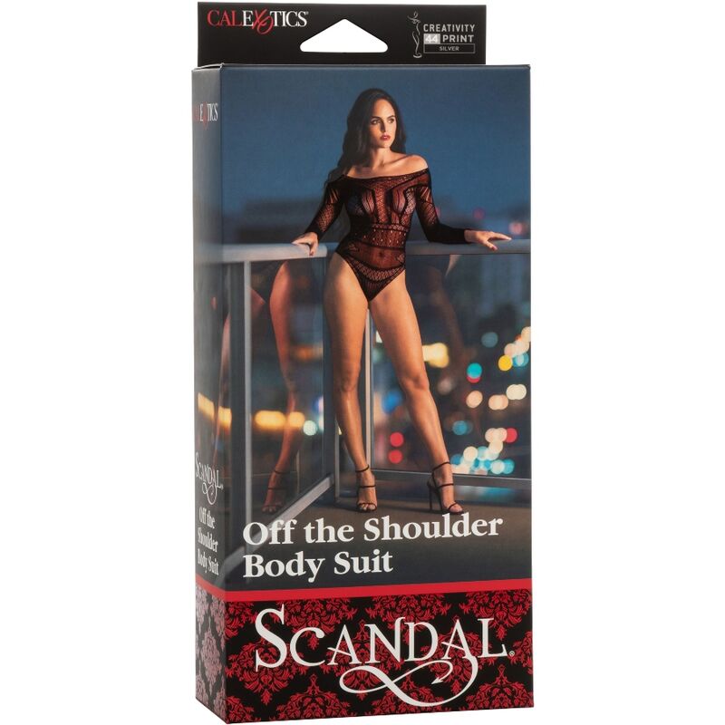 Body Sexy Épaules Dénudées Scandal Maille Respirante Taille Unique - CalExotics
