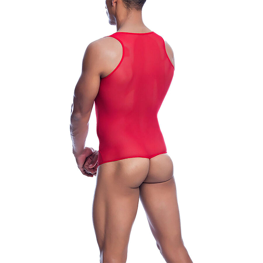 Body Transparent Bretelles Fines Échancré L/XL 3 Coloris - Mob