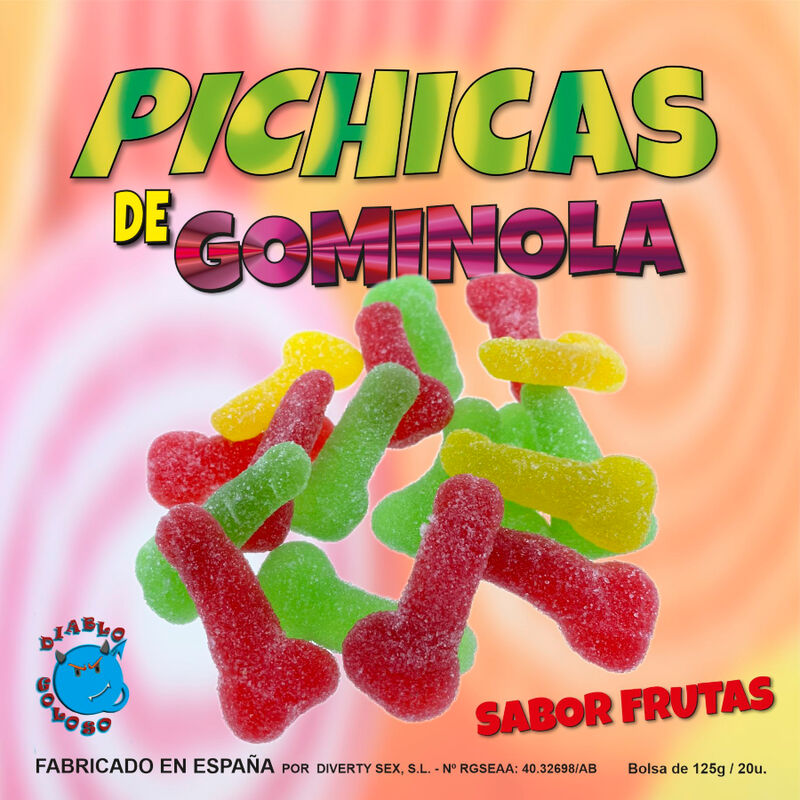 Bonbons Moelleux Forme Seins ou Pénis 4 Goûts - Diablo Goloso
