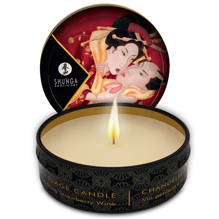 Bougie de Massage Caresse Huile Tiède 30 ml - Shunga