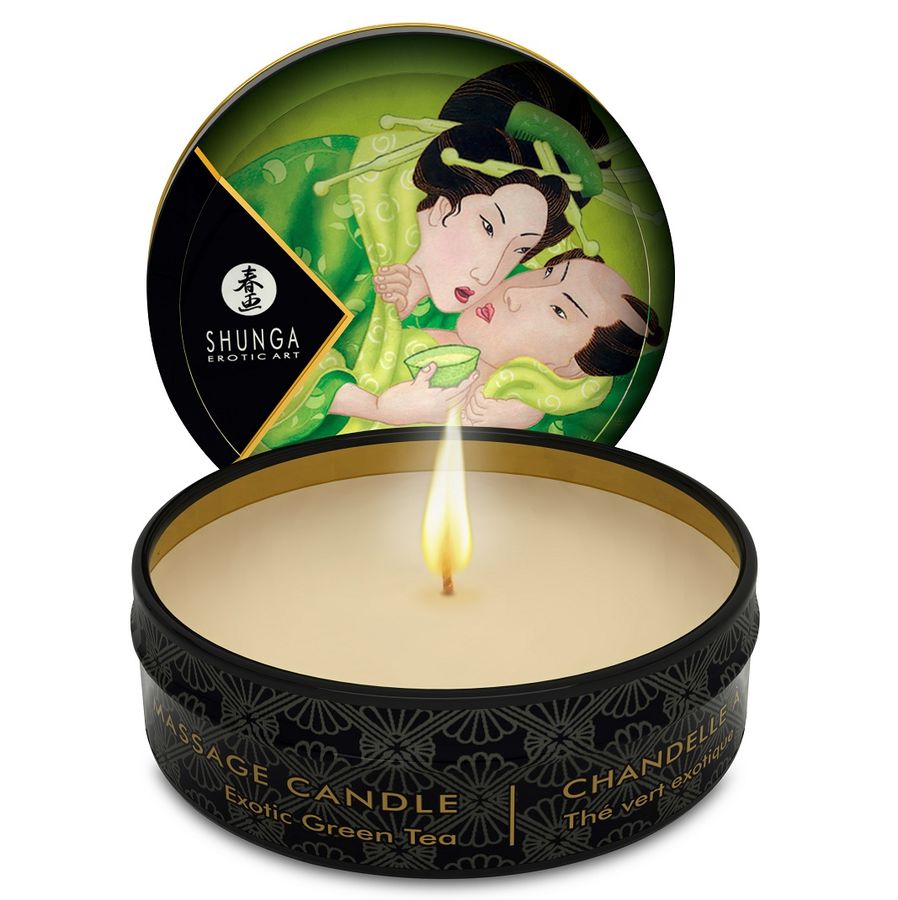 Bougie de Massage Mini Caresse Présentoir 24 Unités 6 Arômes - Shunga