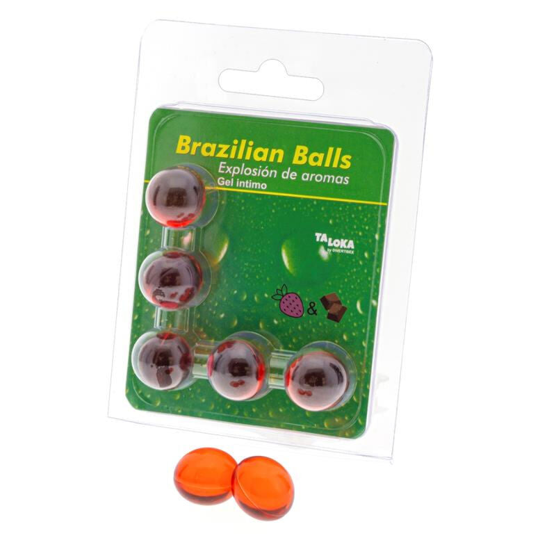 Boules Brésiliennes Comestibles Gel Intime Aromatisé Saveurs - Taloka