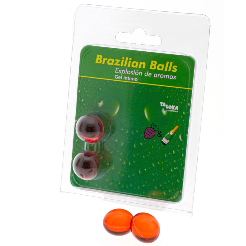 Boules Brésiliennes Comestibles Gel Intime Aromatisé Saveurs - Taloka