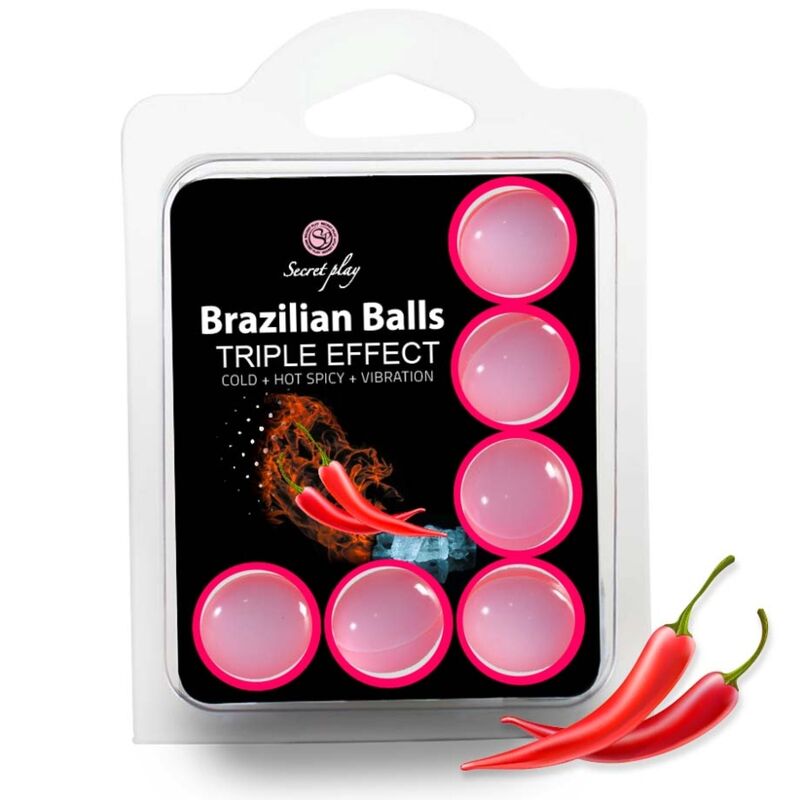 Boules Brésiliennes Triple Effet Massage - Secretplay