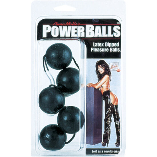 Boules de Geisha Power Balls 5 Boules Lestées Cordon Nylon - CalExotics