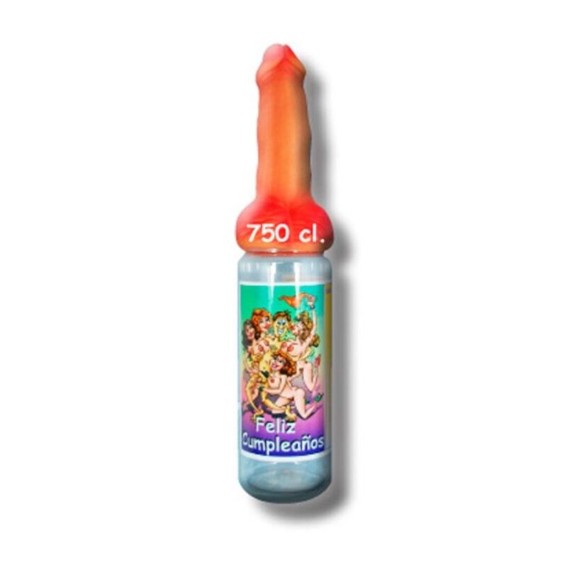Bouteille en Forme de Pénis 750 ml Accessoire Festif - Diablo Picante