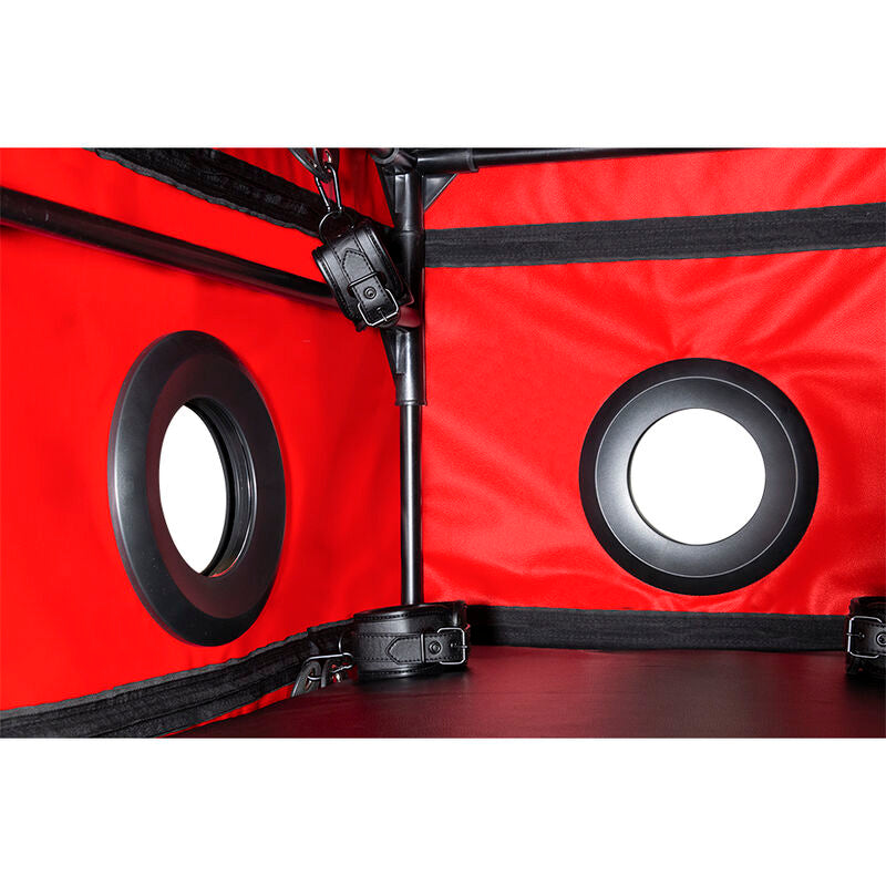 Cabine BDSM La Niche Système Holedome LED Menottes Entraves - Secret Dome