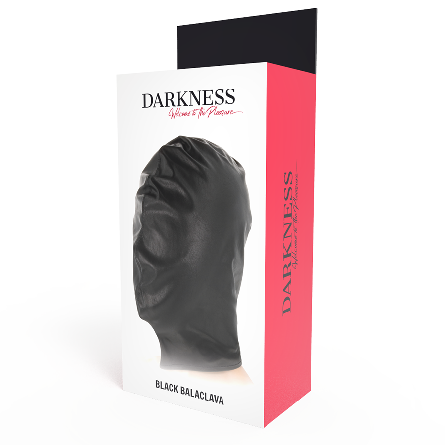 Cagoule BDSM Subjugation Satin Privation Sensorielle Universelle - Darkness