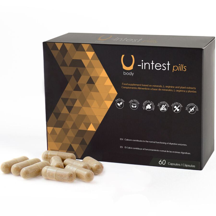 Capsules U-Intest Confort Intestinal Anti-Hémorroïdes 60 Gélules - 500Cosmetics