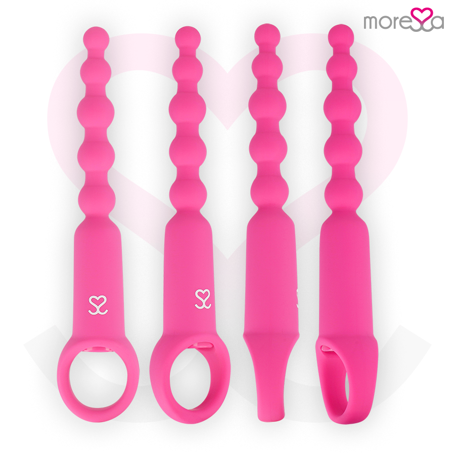 Chapelet Anal Vibrant Ronie 5 Boules Télécommandé Rechargeable - Moressa