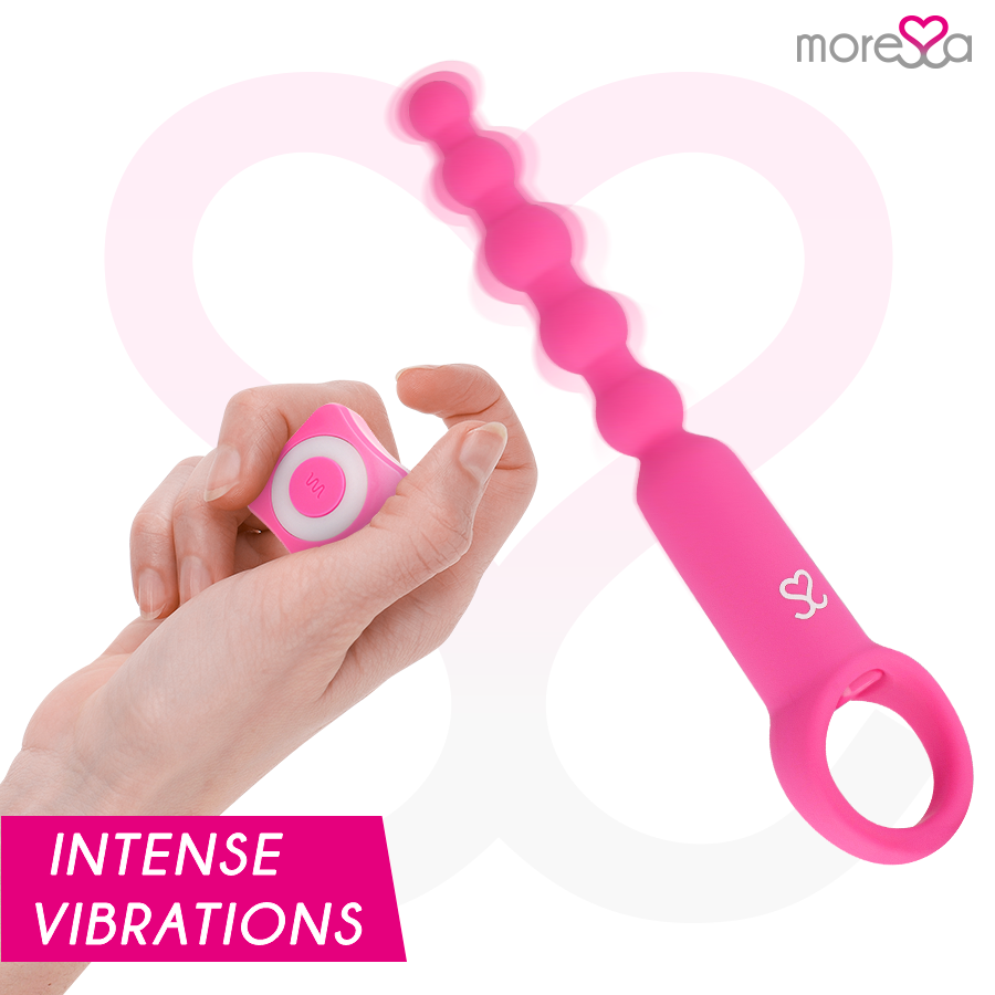 Chapelet Anal Vibrant Ronie 5 Boules Télécommandé Rechargeable - Moressa
