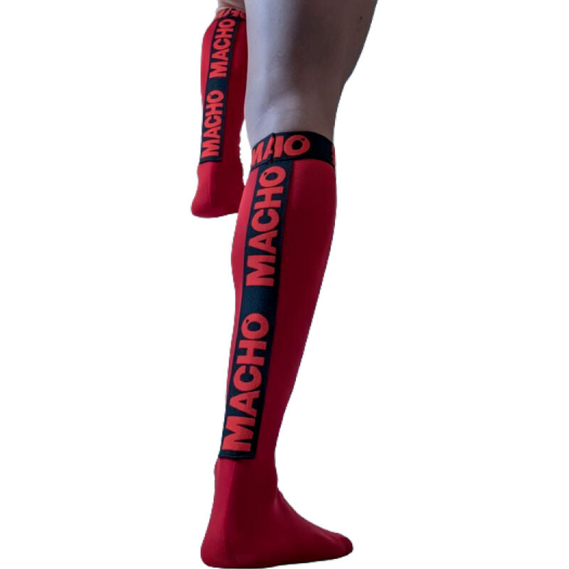 Chaussettes Fétichistes Semi-Transparentes Taille Unique Rouge - Macho Underwear