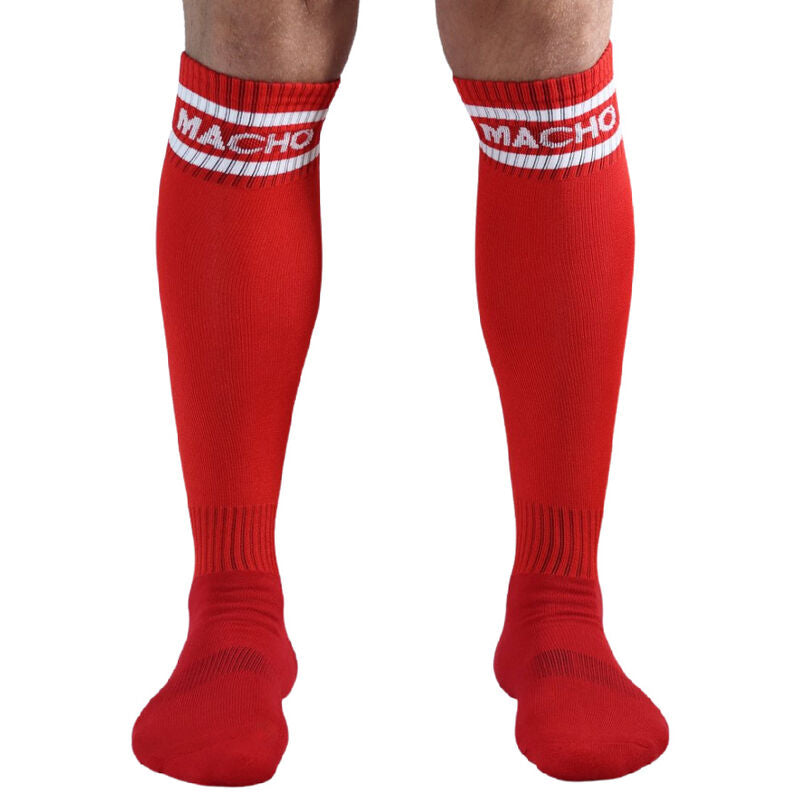 Chaussettes Longues Fétichistes Style Football Taille Unique - Macho Underwear
