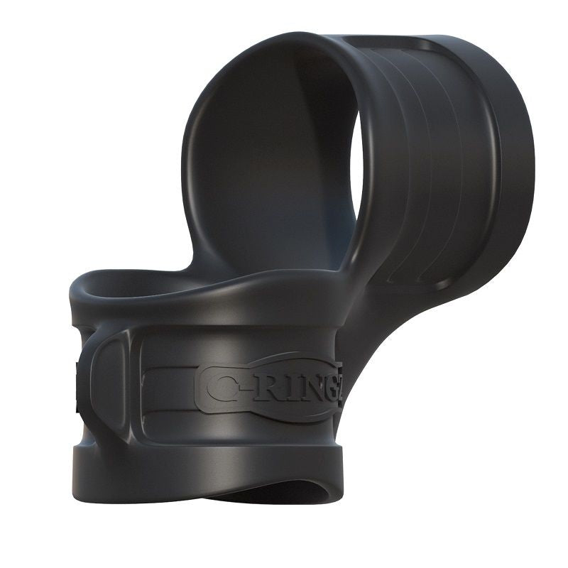 Cockring Ball Stretcher Mr. Big Silicone Double Anneau - Fantasy C-Ringz