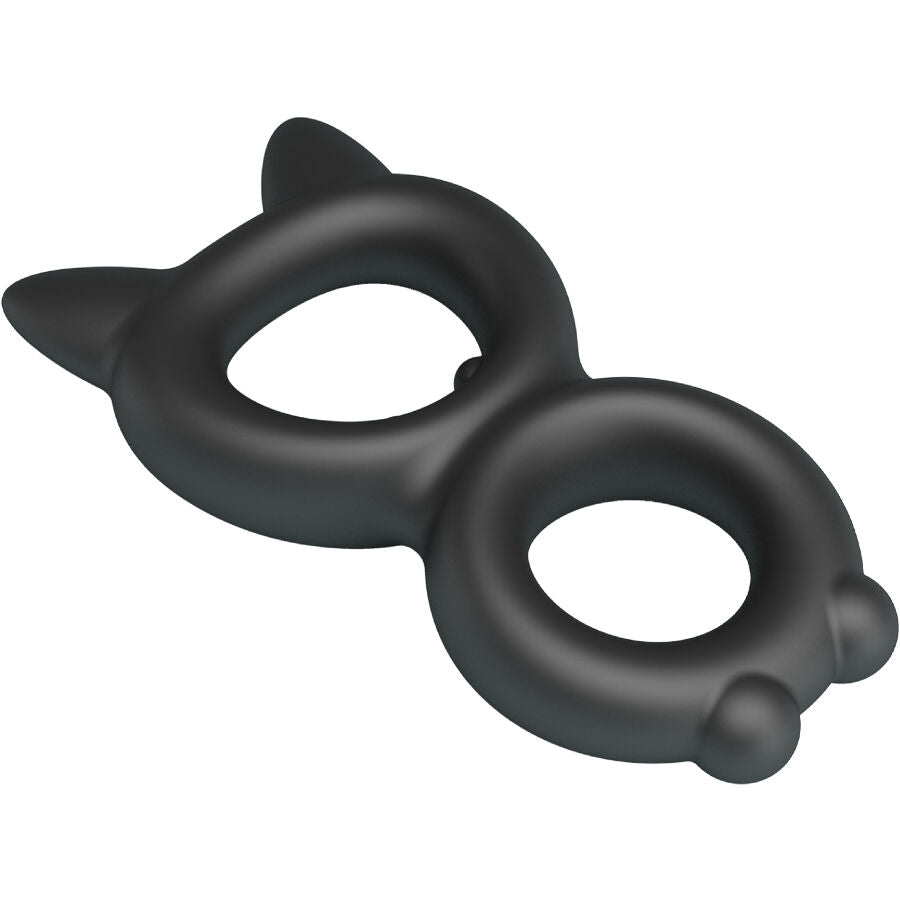 Cockring Double Toran Modèle 20 Silicone Ajustable - Crazy Bull