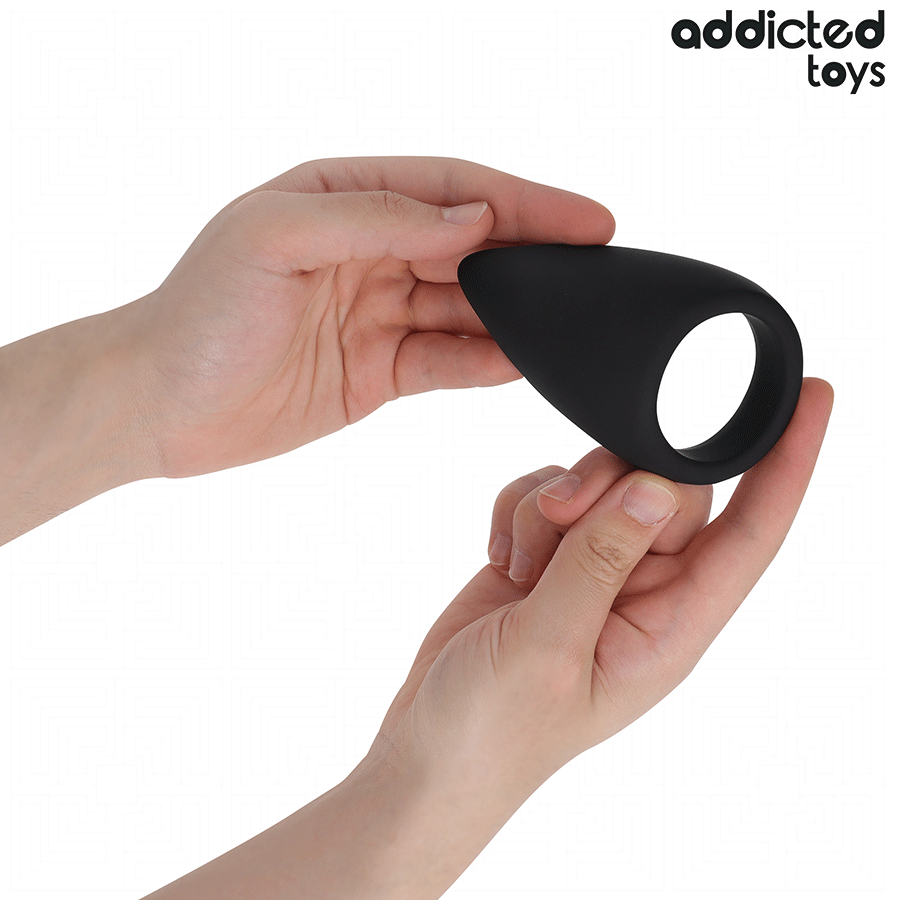 Cockring Larme Forme Ergonomique Souple Diamètre 50 mm - Addicted Toys