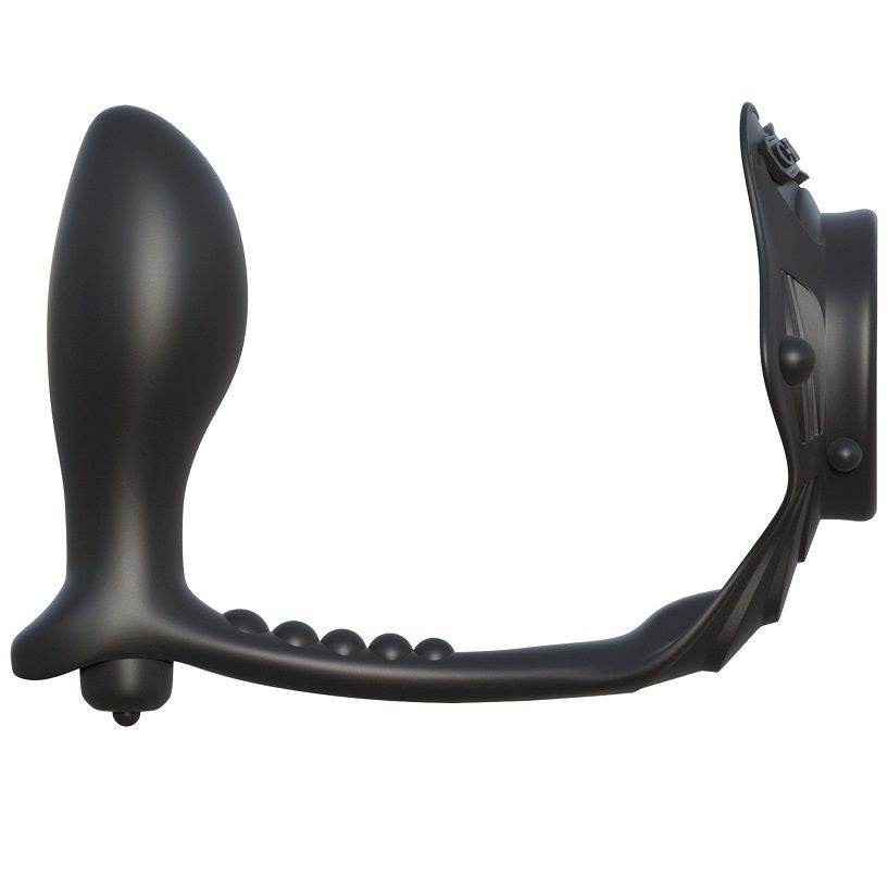 Cockring Plug Prostate Rock Hard Ass-Gasm Silicone Double Action - Fantasy