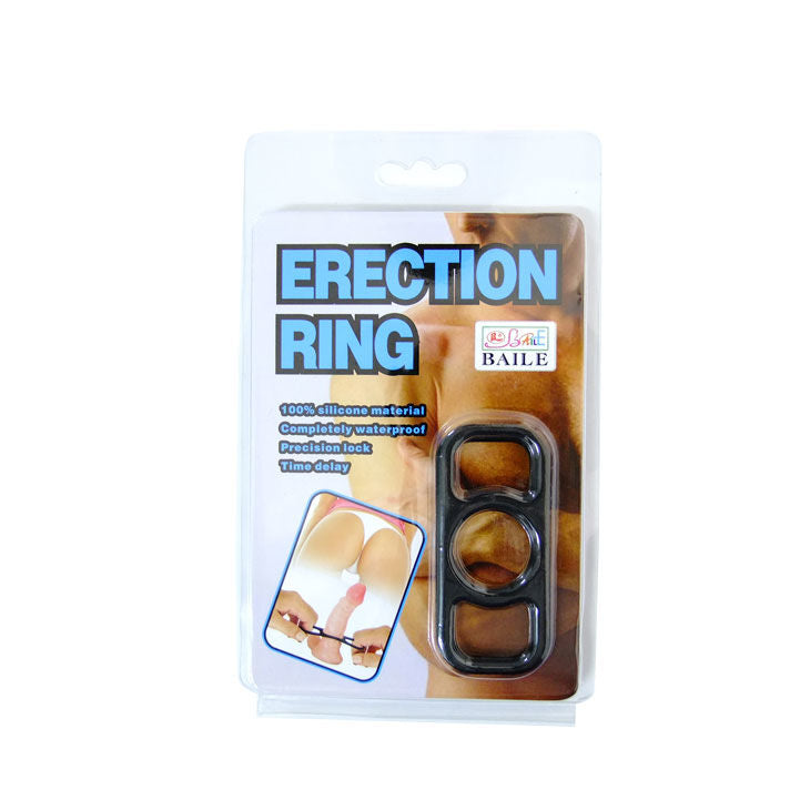 Cockring Silicone Lot de 3 Anneaux d'Entraînement Souples - Baile