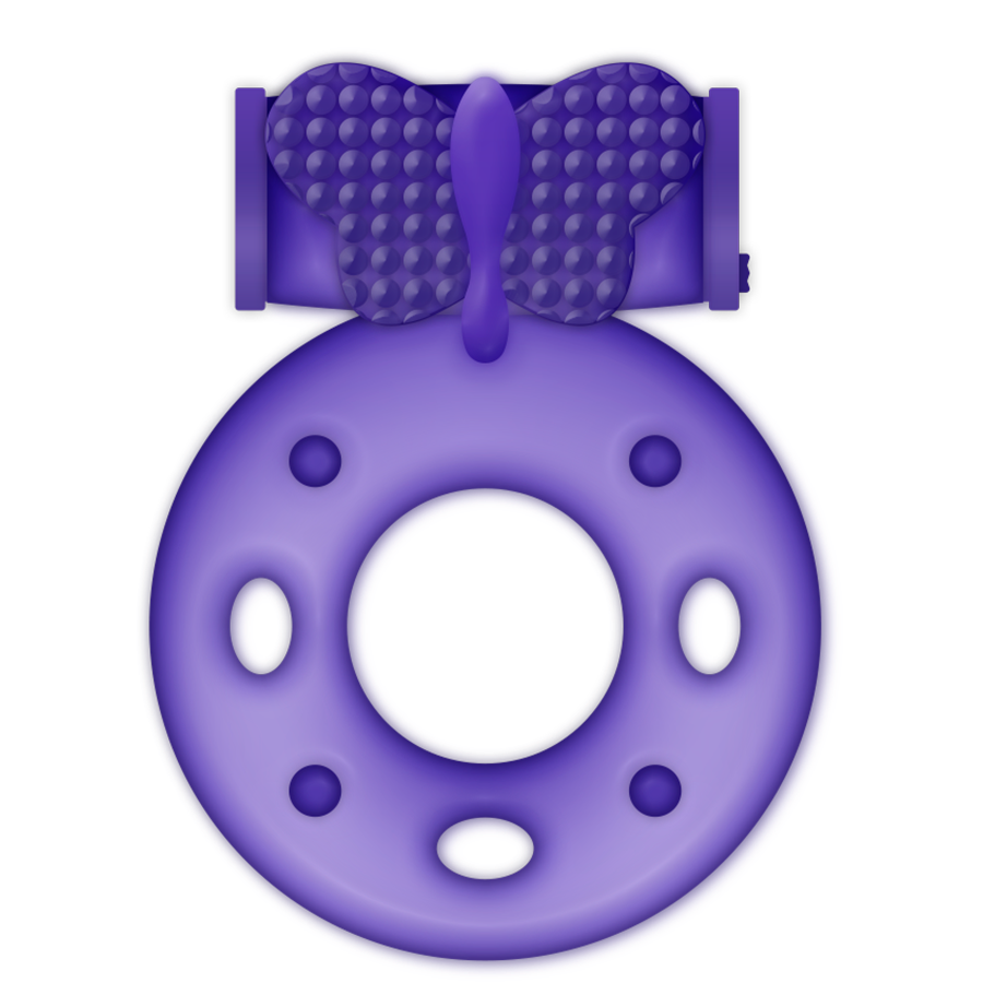 Cockring Stimulateur Clitoridien - Anneau Flexible TPR - Casual Love