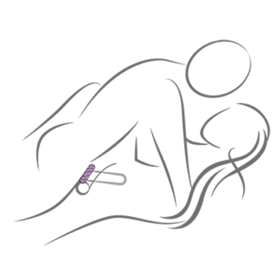 Cockring Twist Silicone Souple Ajustable Étanche IPX7 - Rocks-Off