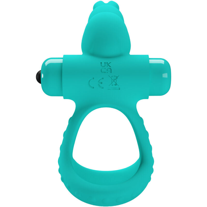 Cockring Vibrant Figgy Forme Lapin Silicone Étanche Rechargeable - Pretty Love