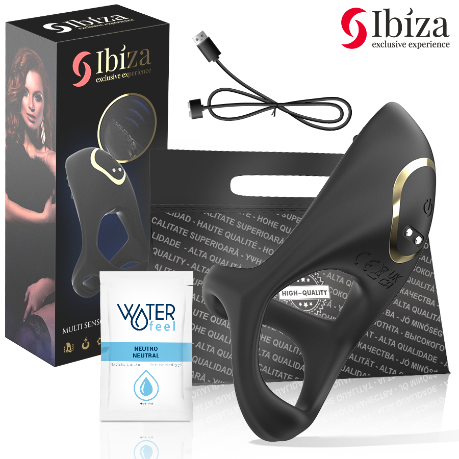 Cockring Vibrant Multisensoriel 10 Modes Silicone IPX7 - Ibiza Technology