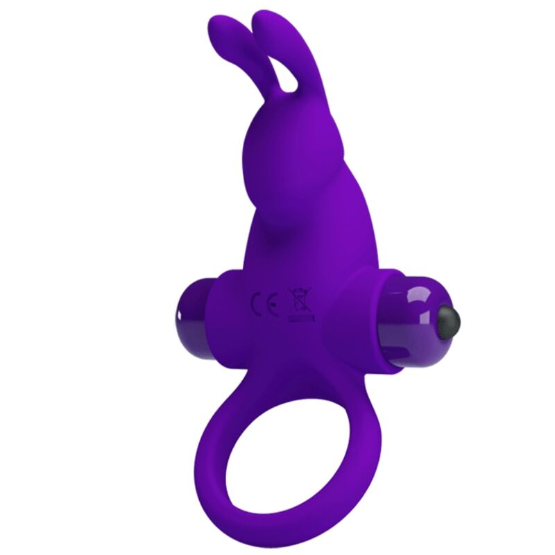 Cockring Vibrant Rabbit Stimulateur Clitoridien 10 Modes Silicone - Pretty Love
