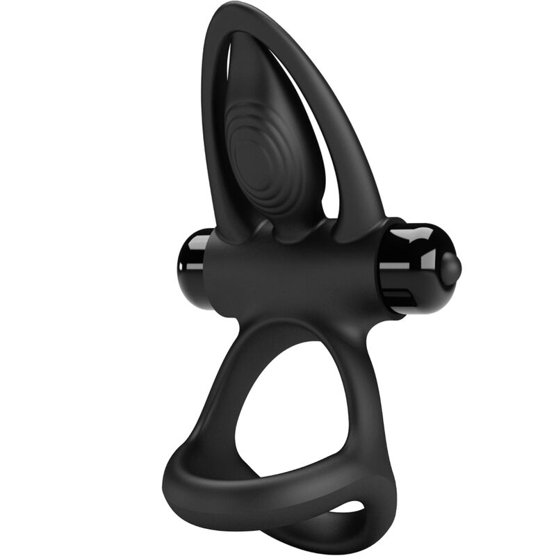 Cockring Vibrant Silicone 10 Vibrations Rechargeable - Pretty Love