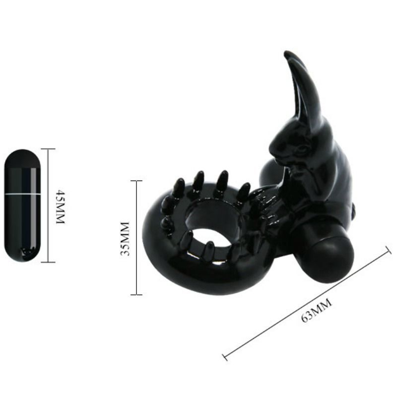 Cockring Vibrant Sweet Ring Stimulateur Clitoridien Lapin - Baile