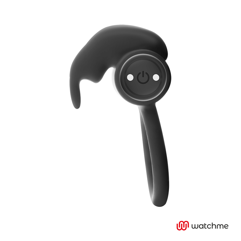 Cockring Vibrant Télécommandé Burton 10 Modes Rechargeable Étanche - Black&Silver