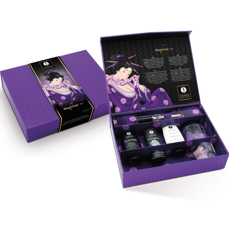 Coffret Cosmétiques Érotiques Kit Plus Colin 5 Produits Sensuels - Shunga