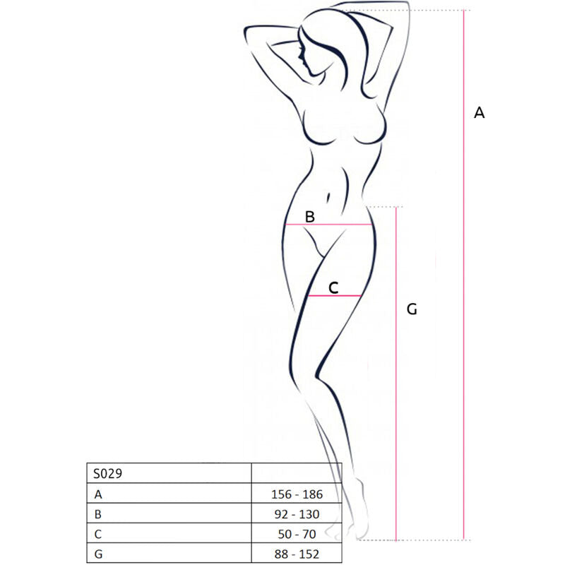 Collant Sensuel Noir Effet Jarretière Imprimé Taille Unique - Passion Woman