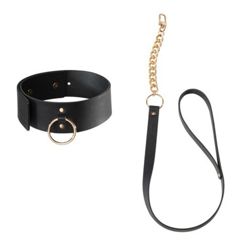 Collier BDSM Maze avec Laisse Réglable Vegan Mode Érotique - Bijoux Indiscrets