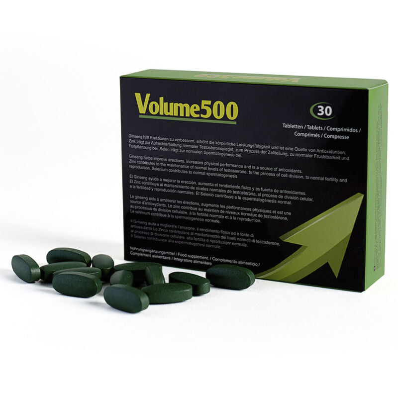 Complément Volume500 Qualité du Sperme 30 Comprimés - 500Cosmetics