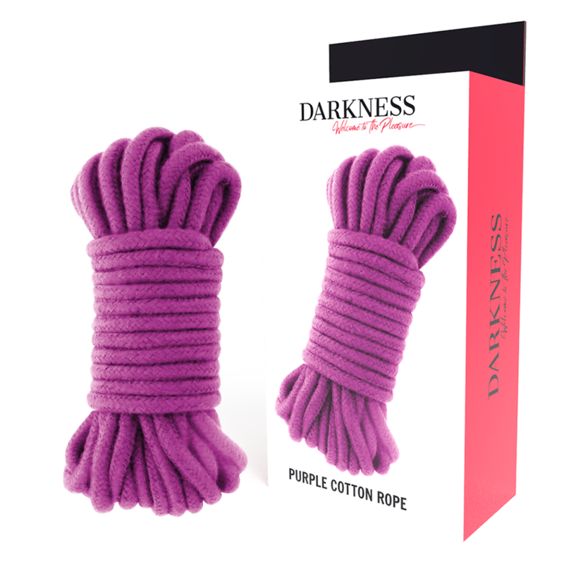 Corde Bondage Japonaise Coton - Shibari Soft - Darkness