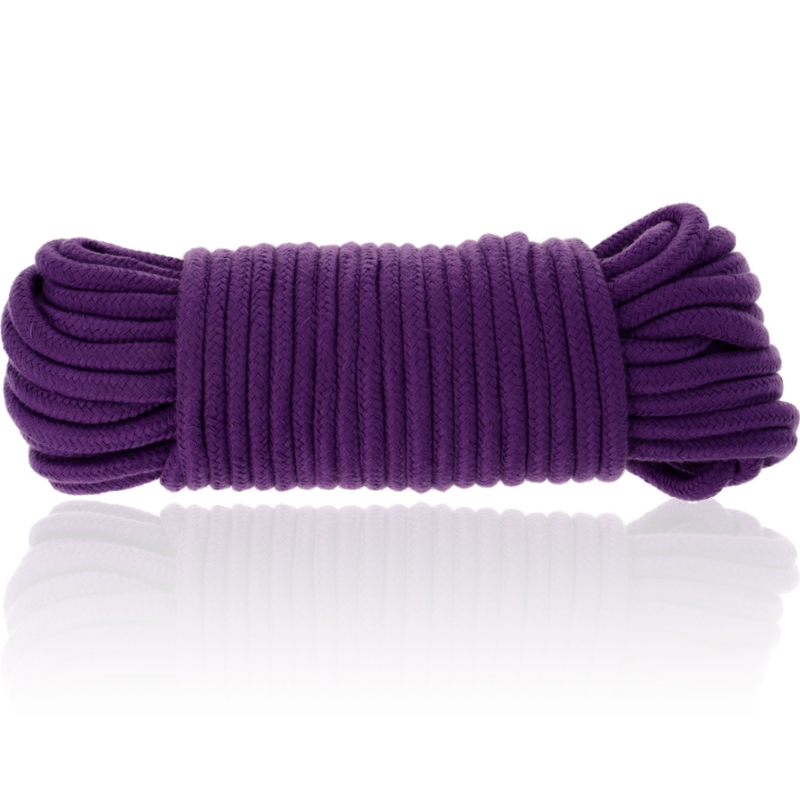 Corde de Bondage Shibari Coton 20 Mètres Lilas - Darkness