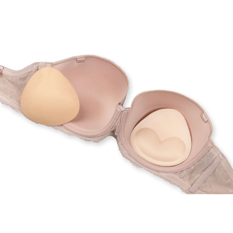 Coussinets Push-Up Adhésifs Perfect Shape Effet Décolleté Beige - Bye Bra