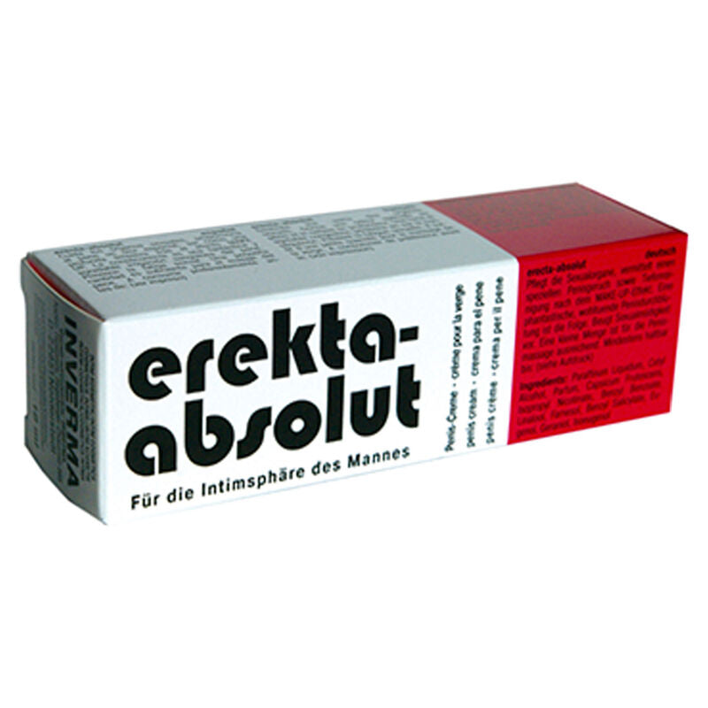 Crème Stimulante Érection Erekta Absolut Cream Effet Rapide 18 ml - Inverma