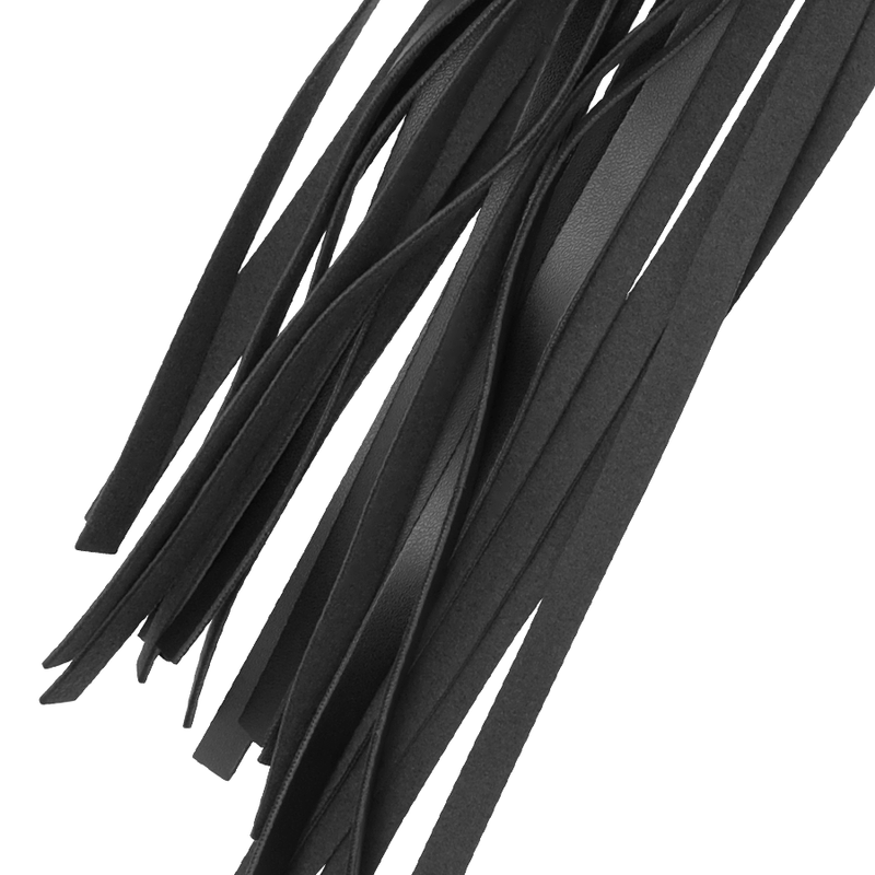 Cravache BDSM Chic Desire Fantasy Cuir Végan Manche Métal - Coquette