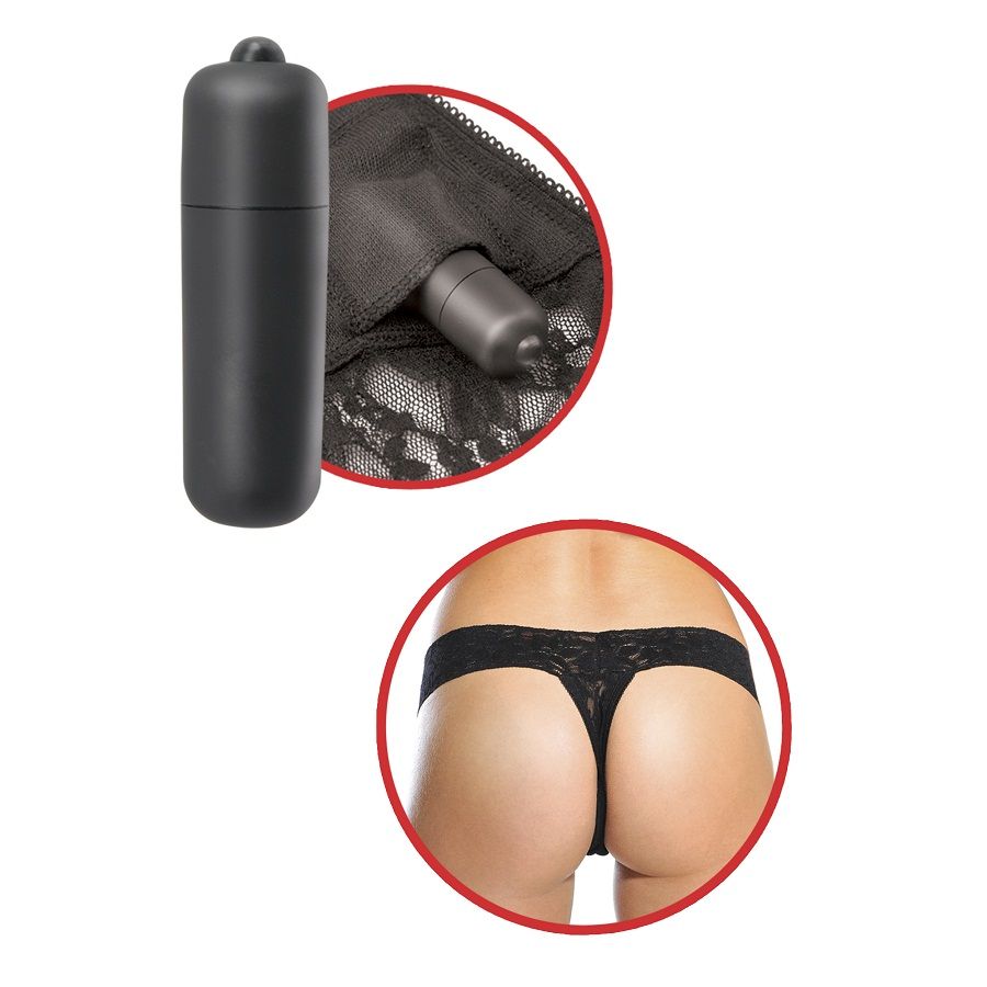Culotte Vibrante Hanky Spank Me Dentelle Stimulateur Discret - Fetish Fantasy