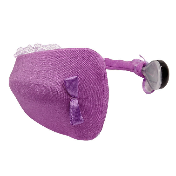 Culotte Vibrante String Télécommande Sans Fil 15 Mètres Lilas - Baile