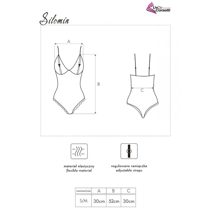 Ensemble Lingerie Silomin Corps + Peignoir Dentelle Taille Unique - Livco Corsetti
