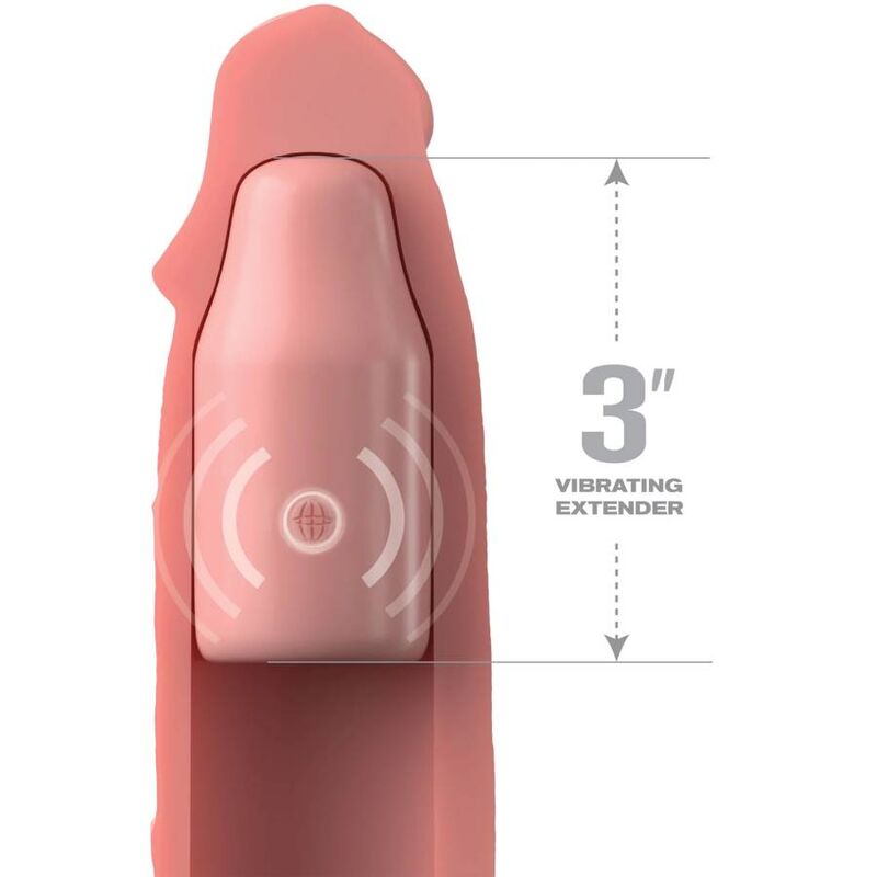 Gaine à Pénis Fantasy X-Tensions 17,78 cm avec Plug - Pipedream