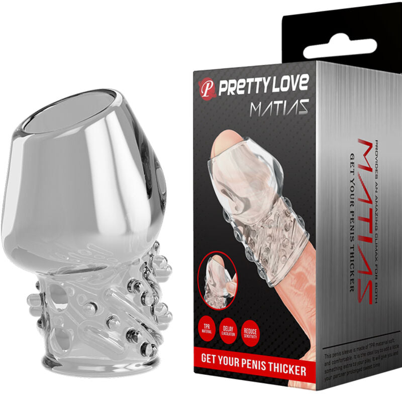 Gaine à Pénis Matias Transparente Effet Épaississant - Pretty Love